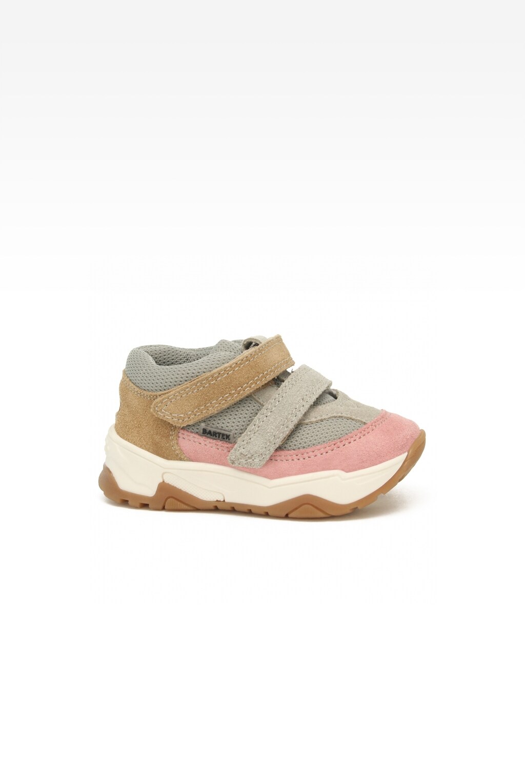 Sneakers BARTEK 11131027, dla dziewcząt, szaro-różowy Widok 1