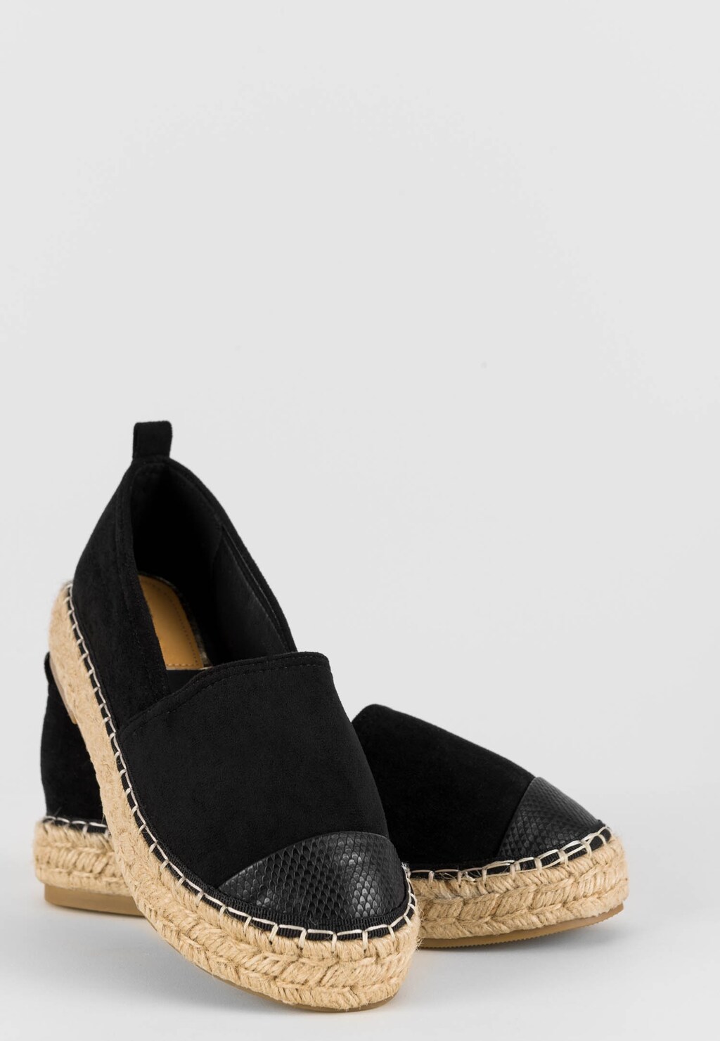 Letní dámské polobotky v černé s ozdobnou špičkou WJS43009-61 Widok 4