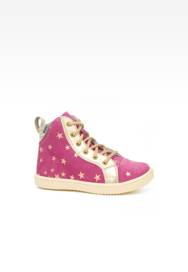 Sneakers BARTEK 14359-027, dla dziewcząt, ciemno różowy