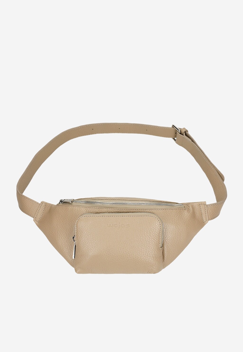 Hnědá dámská ledvinka z kvalitní hladké kůže 80194-54 Widok 4