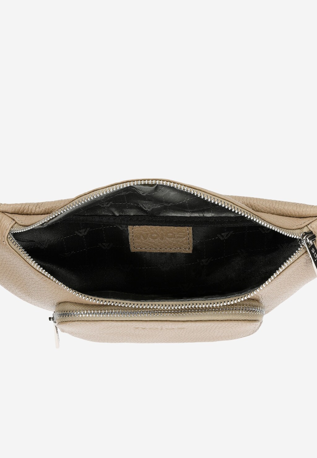 Hnědá dámská ledvinka z kvalitní hladké kůže 80194-54 Widok 5