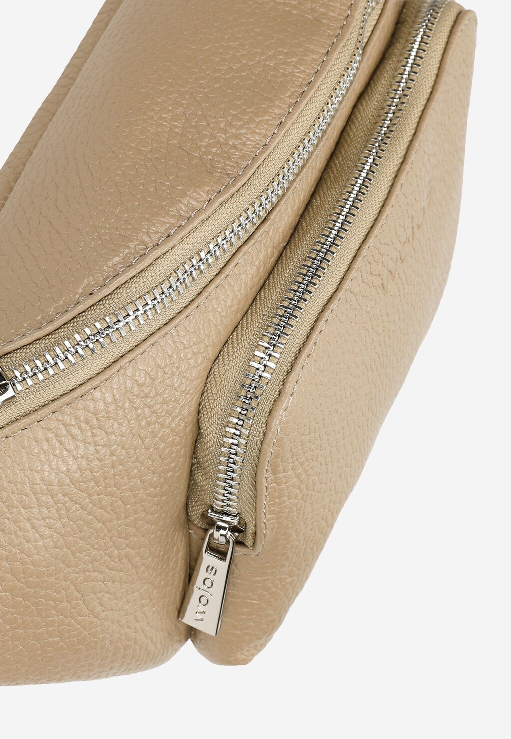 Hnědá dámská ledvinka z kvalitní hladké kůže 80194-54 Widok 6