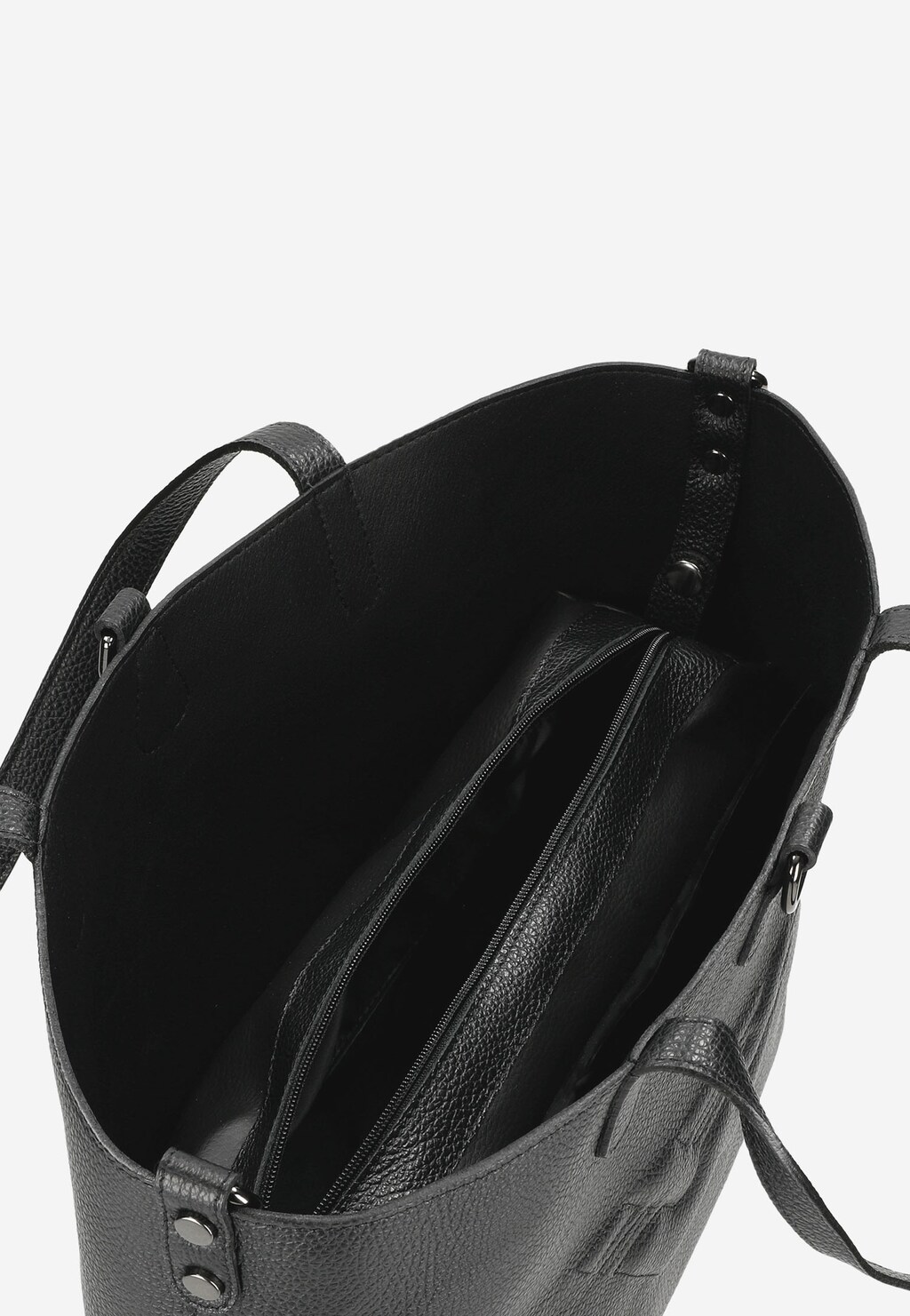 Duża torebka damska w kolorze czarnym 80250-51 Widok 5