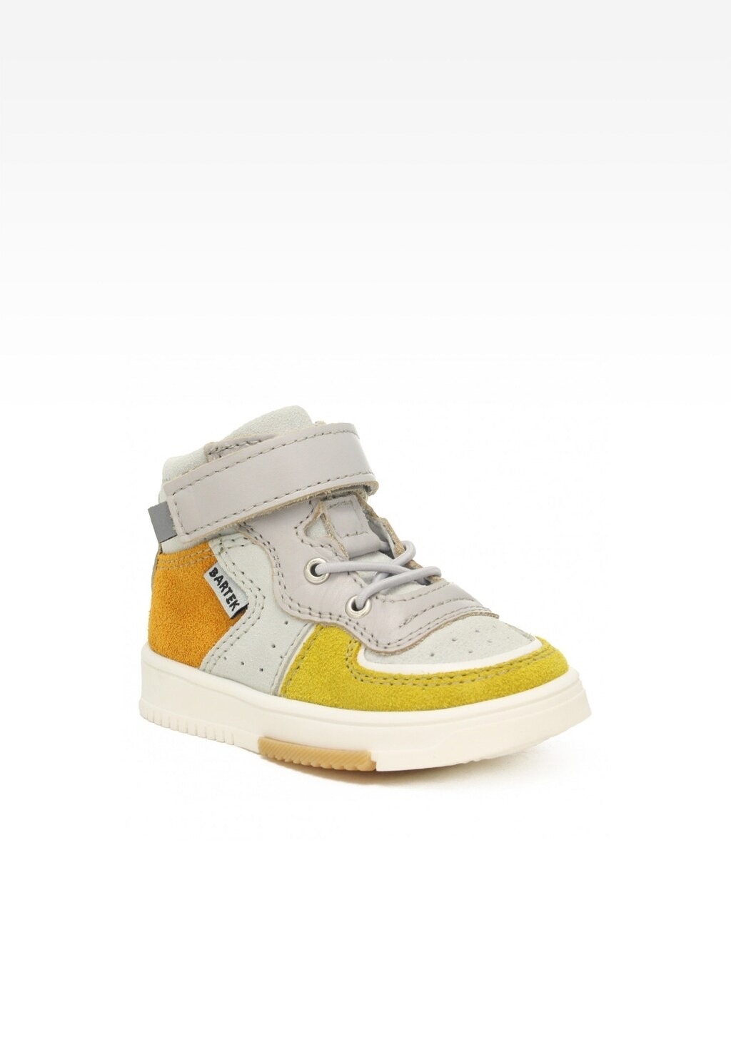 Sneakers BARTEK 11583010, szaro-żółto-pomarańczowy Widok 2
