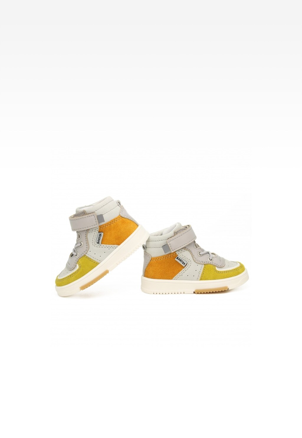 Sneakers BARTEK 11583010, szaro-żółto-pomarańczowy Widok 6