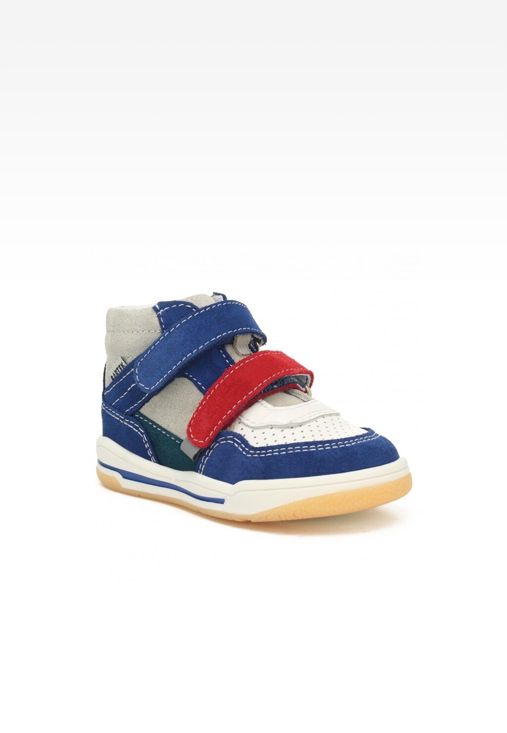 Sneakers BARTEK 116150-04, niebiesko-szaro-czerwony Widok 2
