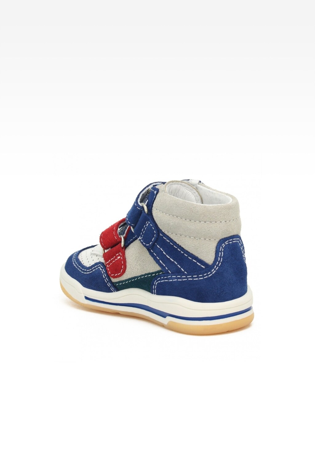 Sneakers BARTEK 116150-04, niebiesko-szaro-czerwony Widok 3