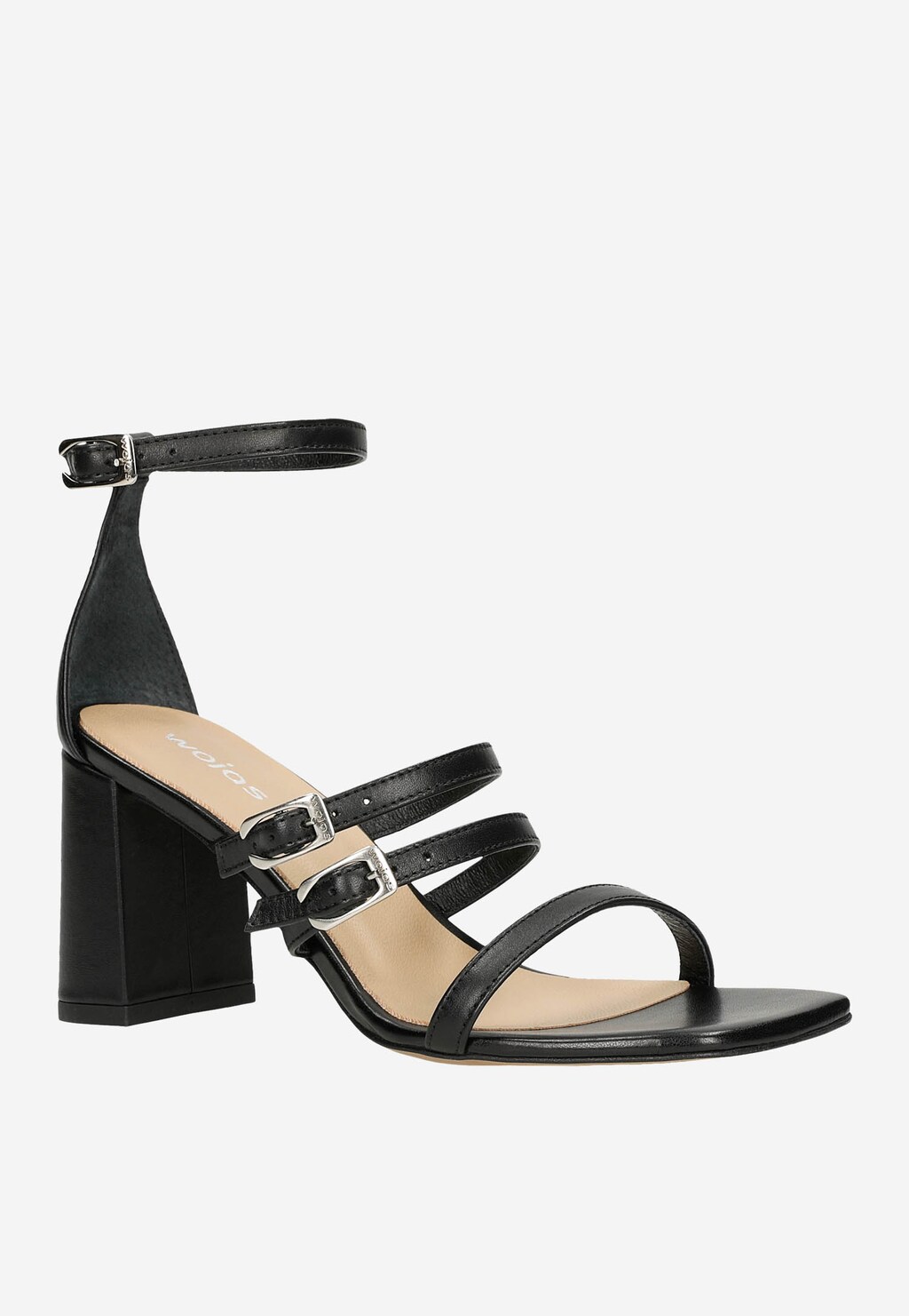 More komplimentov vďaka dámskym sandálom čiernym 76086-51 Widok 3