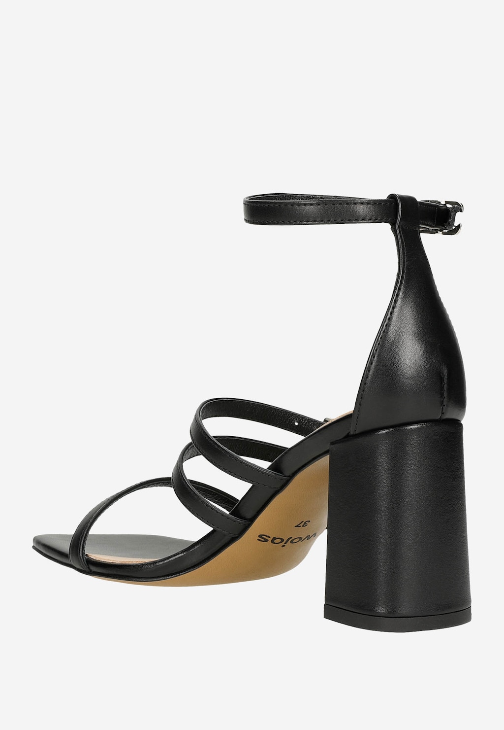 More komplimentov vďaka dámskym sandálom čiernym 76086-51 Widok 4