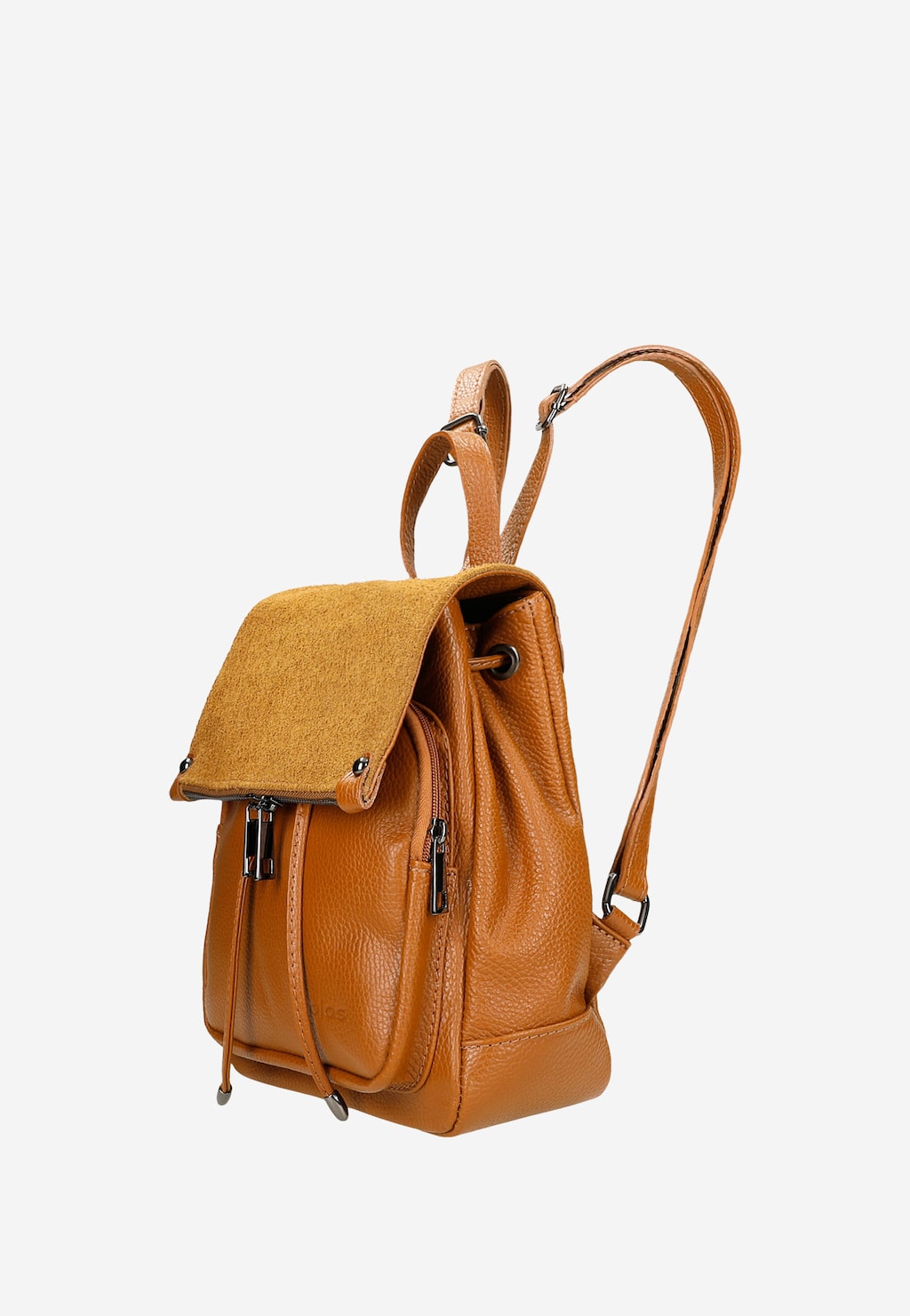 Skórzany plecak damski w kolorze jasnego brązu 80092-73 Widok 3