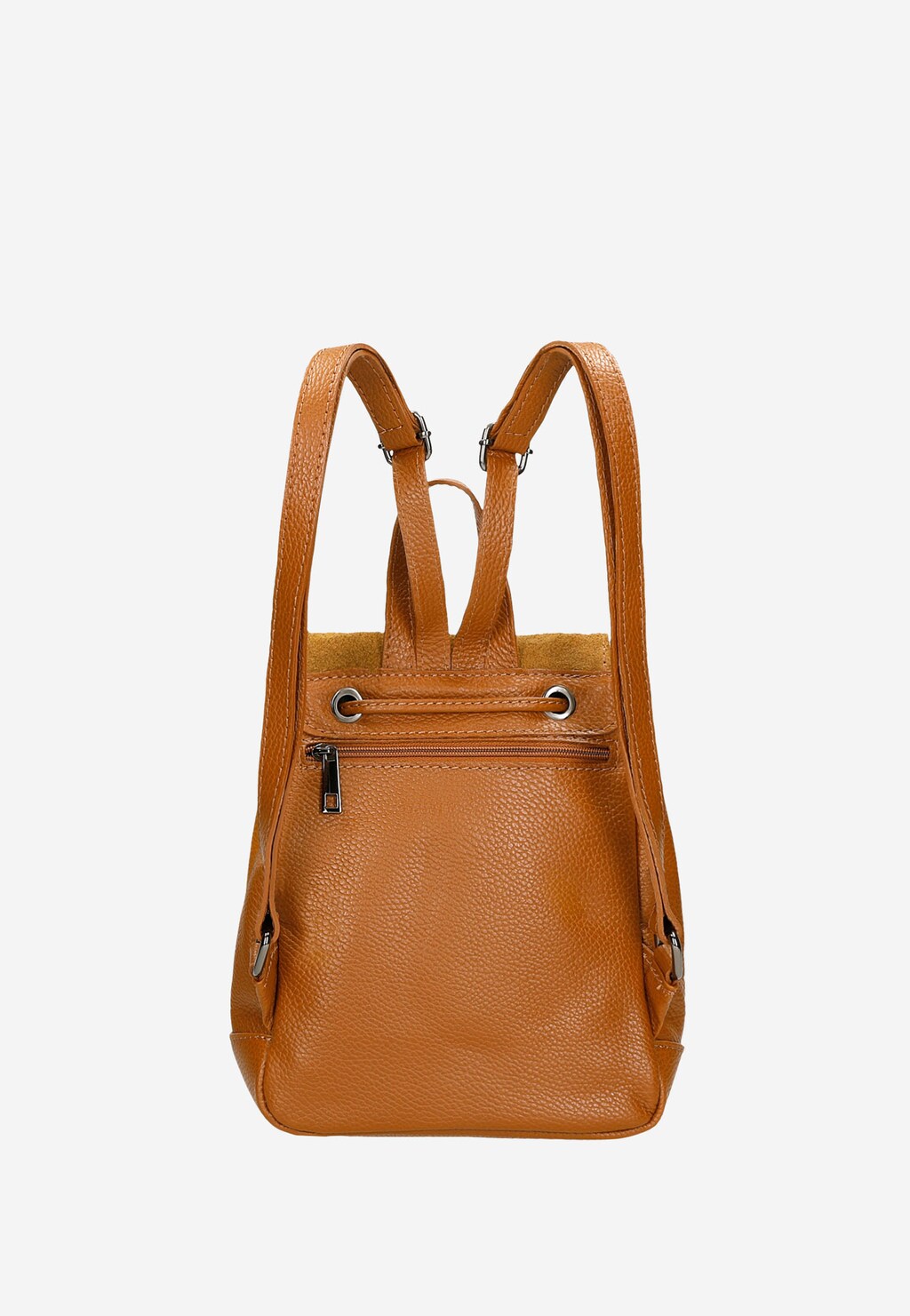 Skórzany plecak damski w kolorze jasnego brązu 80092-73 Widok 4