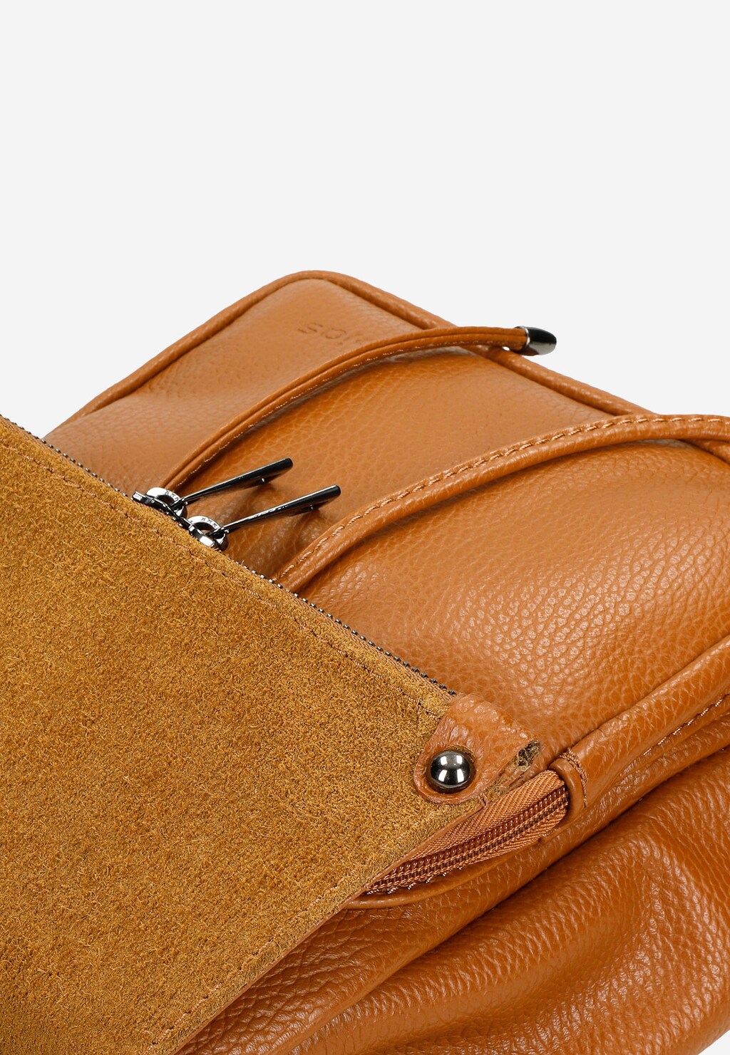 Skórzany plecak damski w kolorze jasnego brązu 80092-73 Widok 6