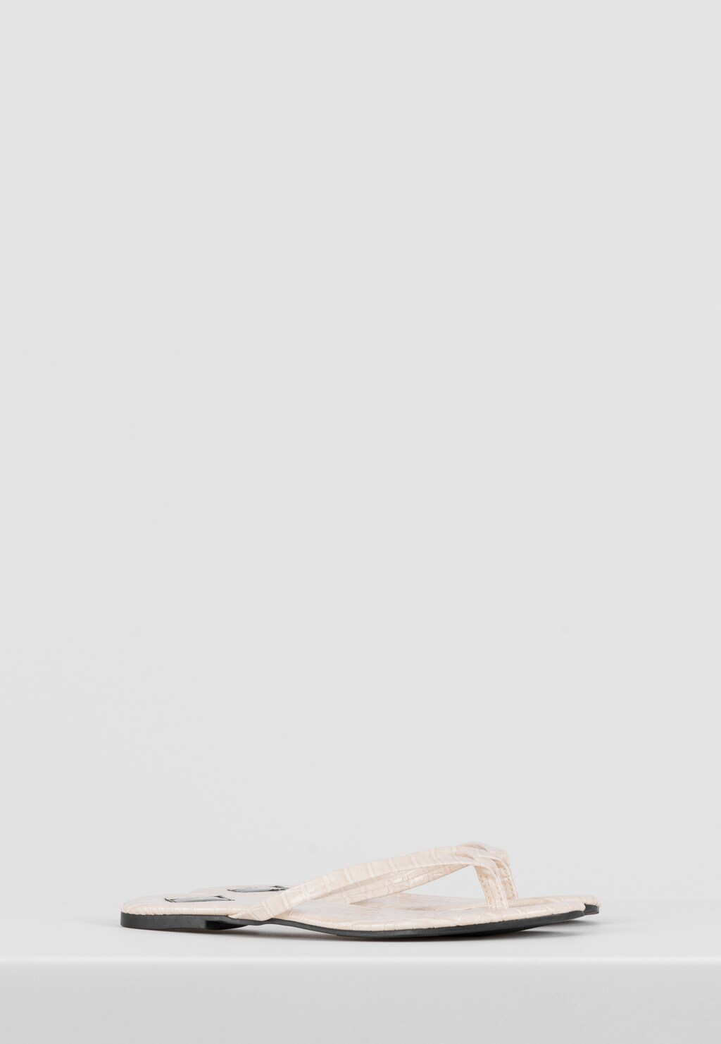 WJS beżowe klapki damskie typu japonki WJS71039-34 Widok 3