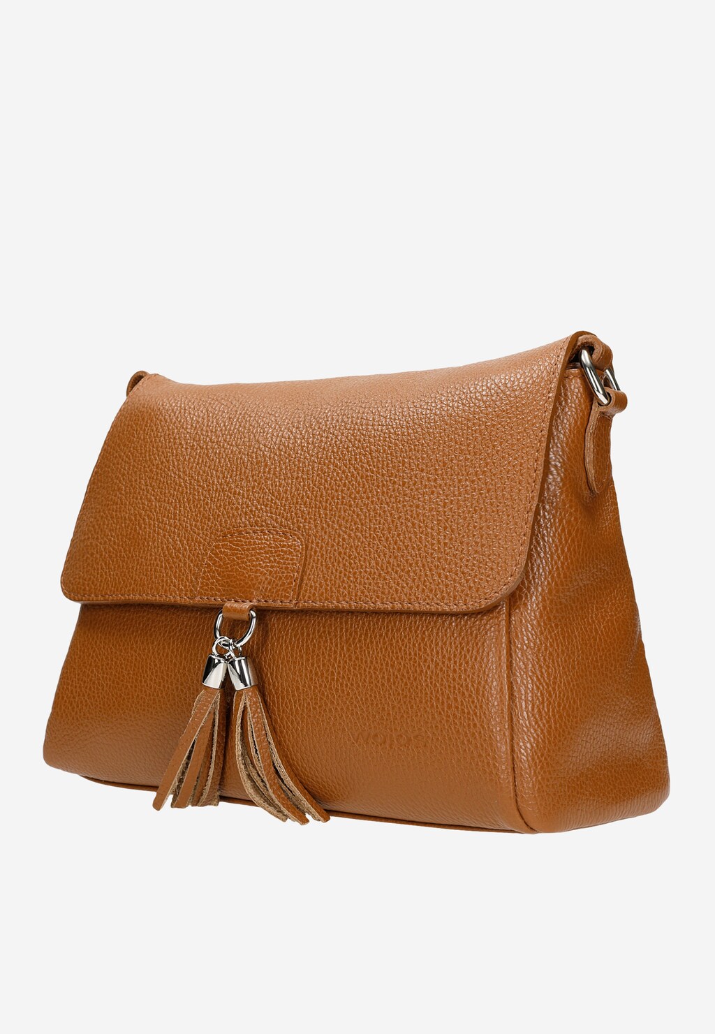 Stylová dámská kabelka ze světle hnědé hladké kůže 80277-53 Widok 2