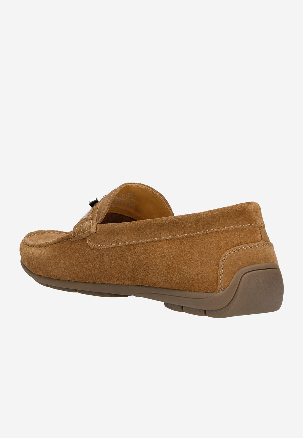 Stylowe brązowe mokasyny męskie 10104-64 Widok 4