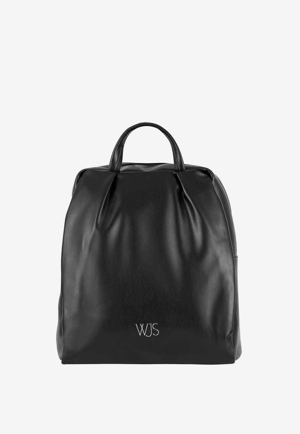 WJS pojemny czarny plecak z logo WJS90008-51 Widok 1