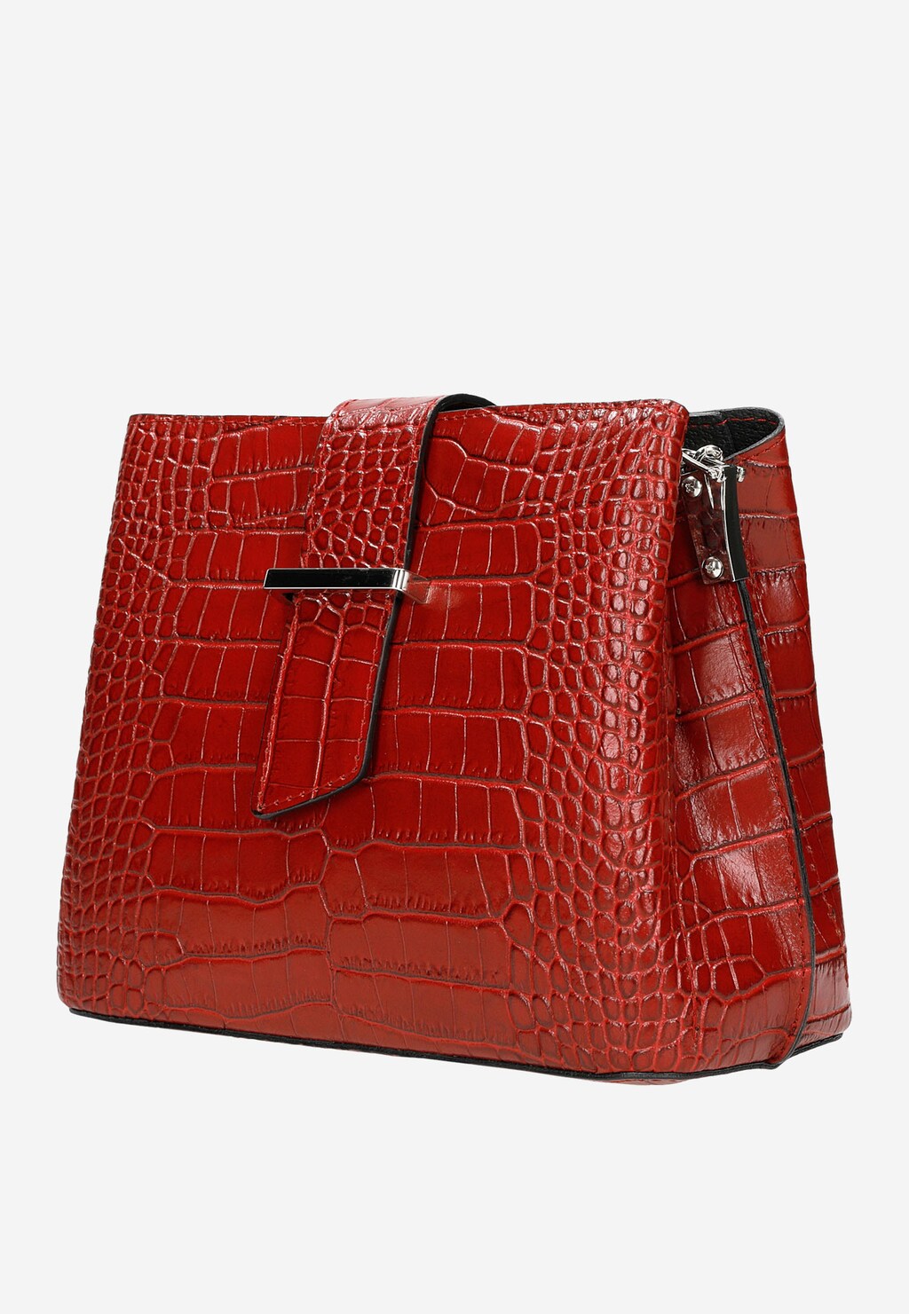 Rozdúchajte vášeň s červenou dámskou elegantnou kabelkou  80120-35 Widok 2