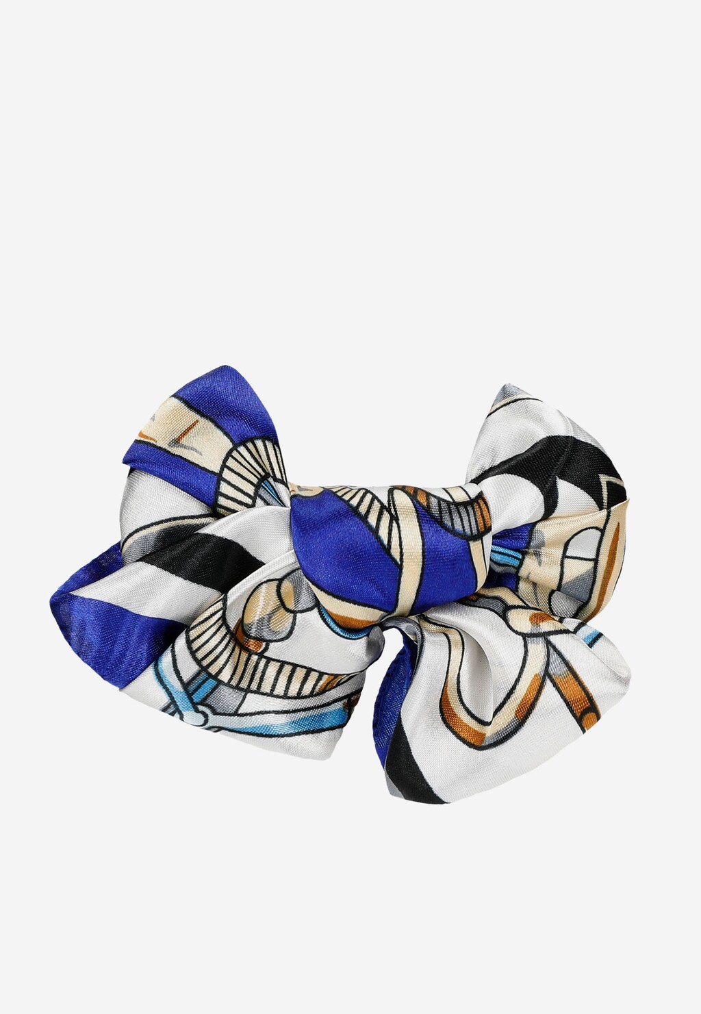 Niebieskie ozdoby do obuwia z białymi akcentami 98522-16 Widok 3