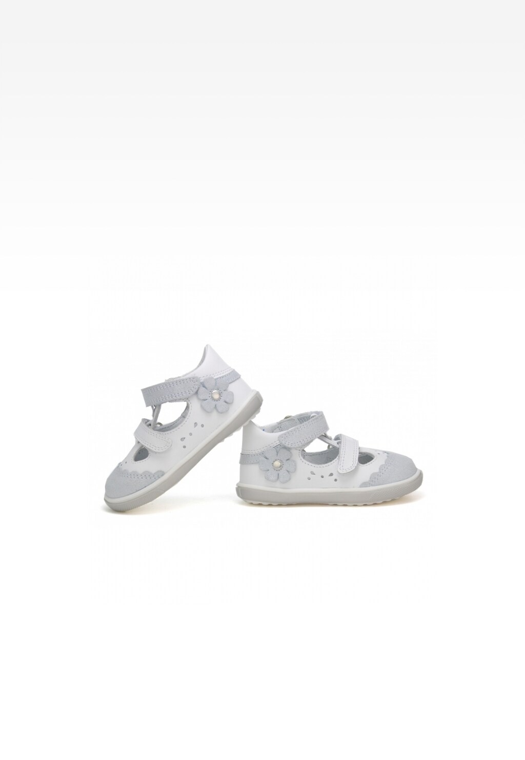 Obuwie profilaktyczne bartek baby BARTEK T-81798-7/AA2, dla dziewcząt, biało-szary Widok 6