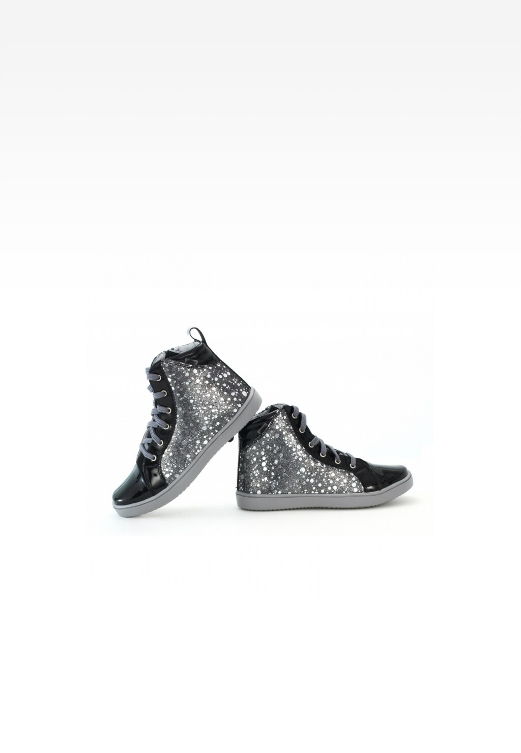 Trzewiki BARTEK T-17359-4S/NM4, dla dziewcząt, srebrno-czarny Widok 9