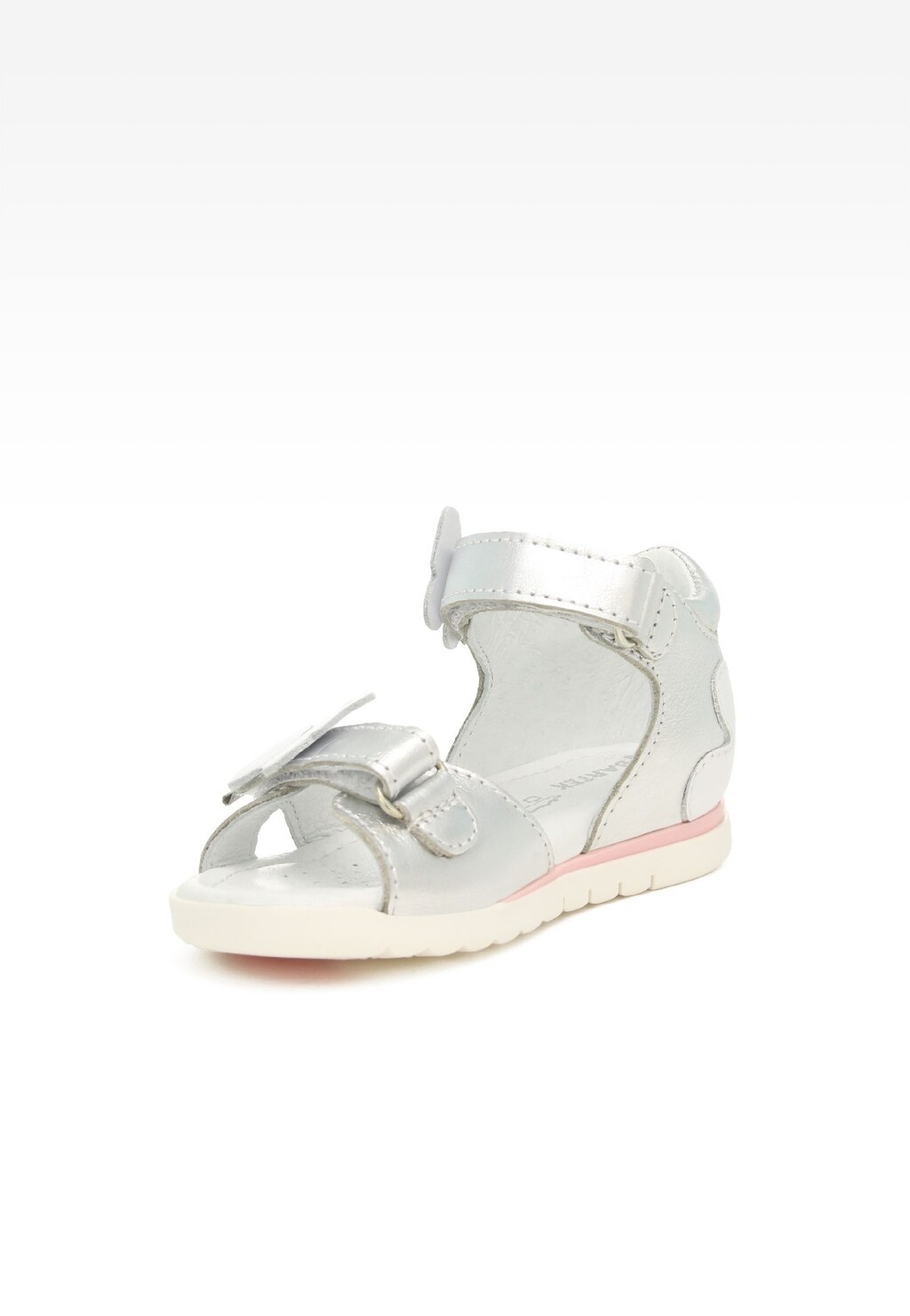 Sandały BARTEK 11417004, dla dziewcząt, srebrny Widok 3