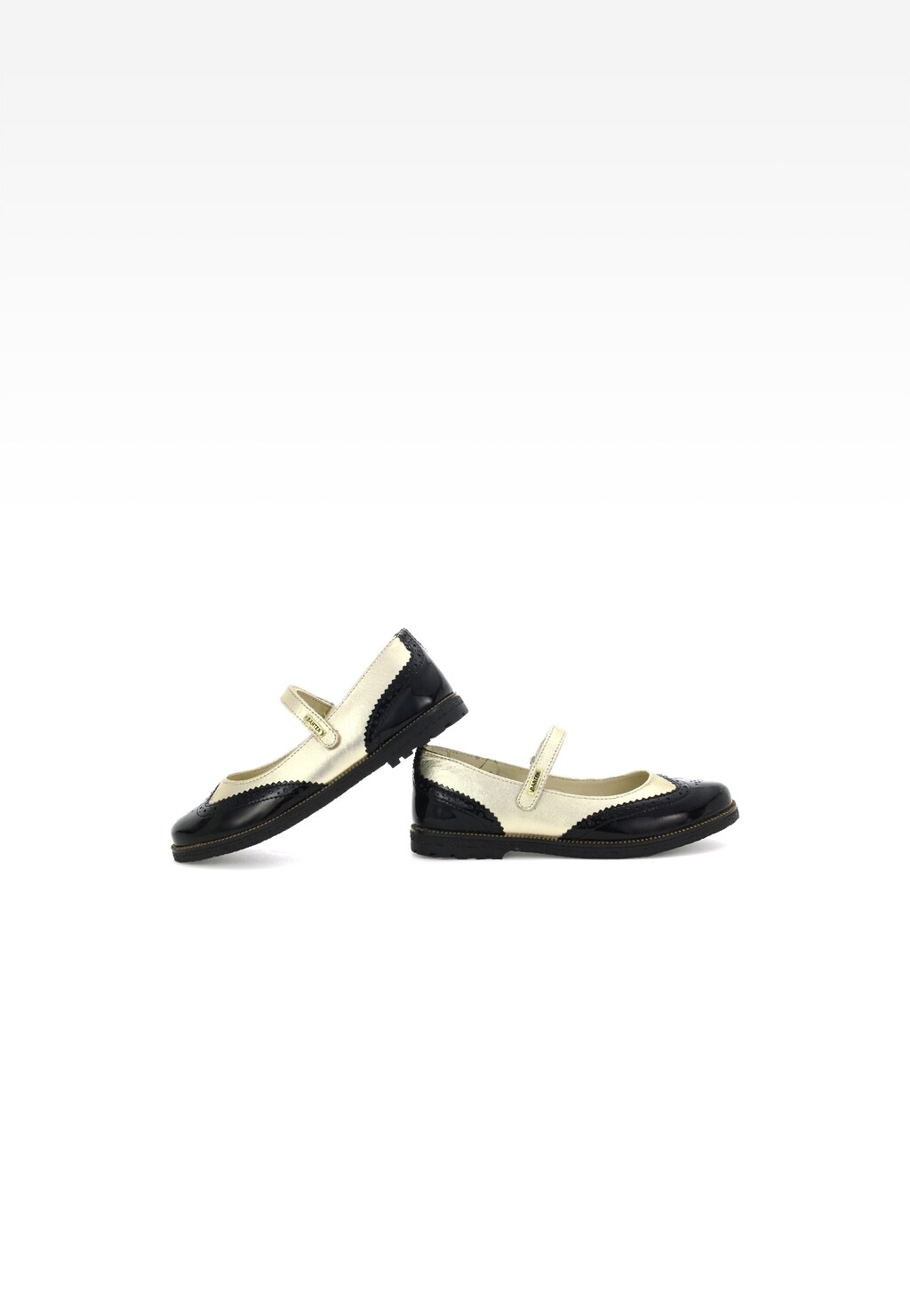 Wizytowe BARTEK T-25637/SZ/2F, dla dziewcząt, czarno-złoty Widok 6