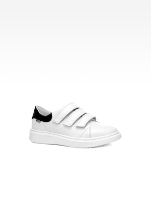 Sneakers BARTEK W-78220/NPW, dla dziewcząt, biały