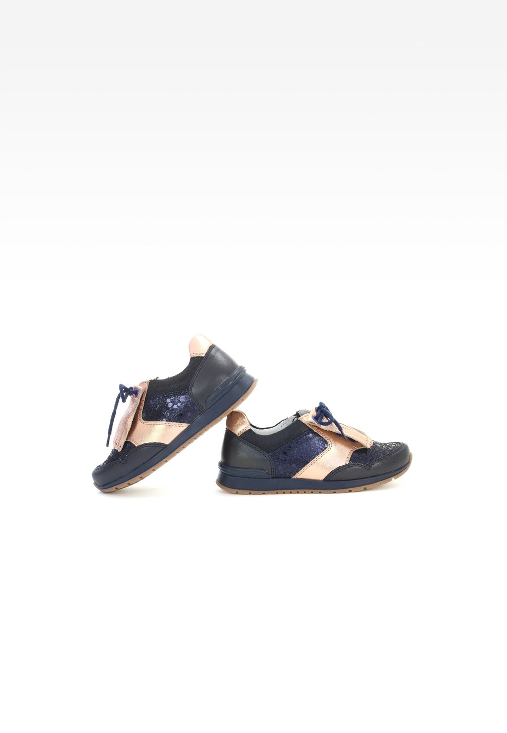 Półbuty BARTEK T-45695/SZ/04H, dla dziewcząt, ocean Widok 6