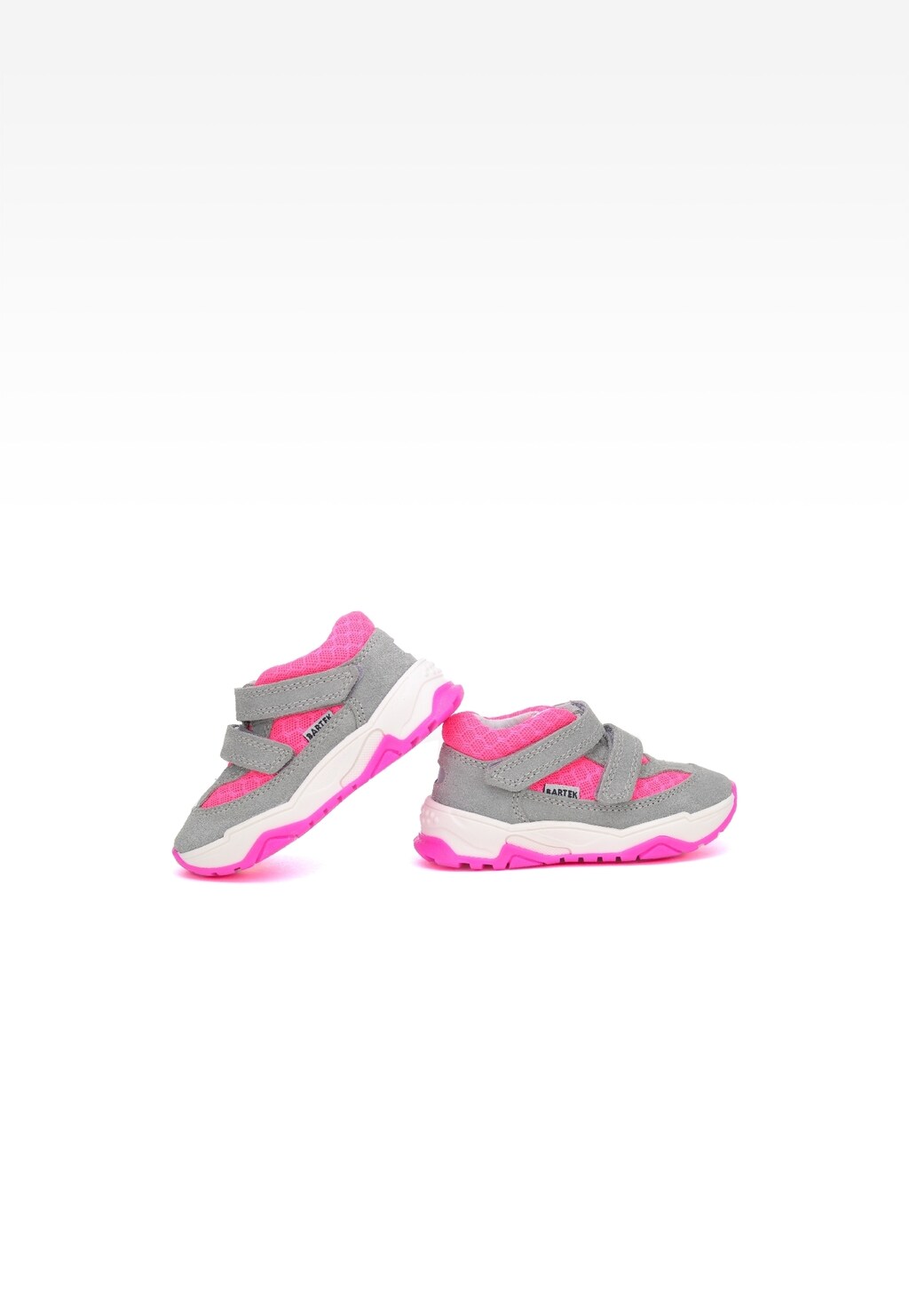 Półbuty BARTEK W-71131/J12, dla dziewcząt, szaro-różowy Widok 6
