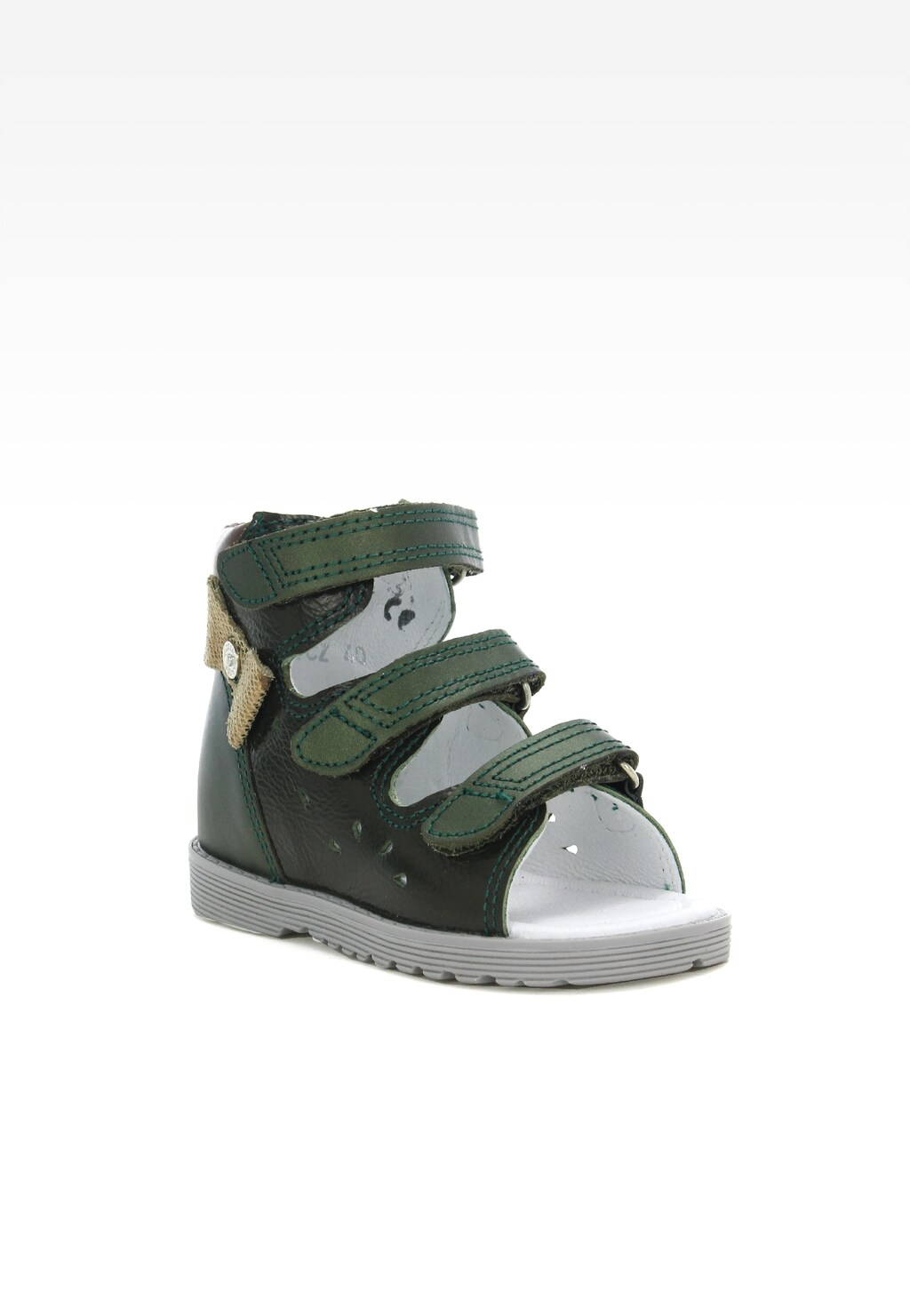 Obuwie profilaktyczne bartek BARTEK T-81803-5/LCZ, dla dziewcząt, oliwkowo-zielony Widok 2