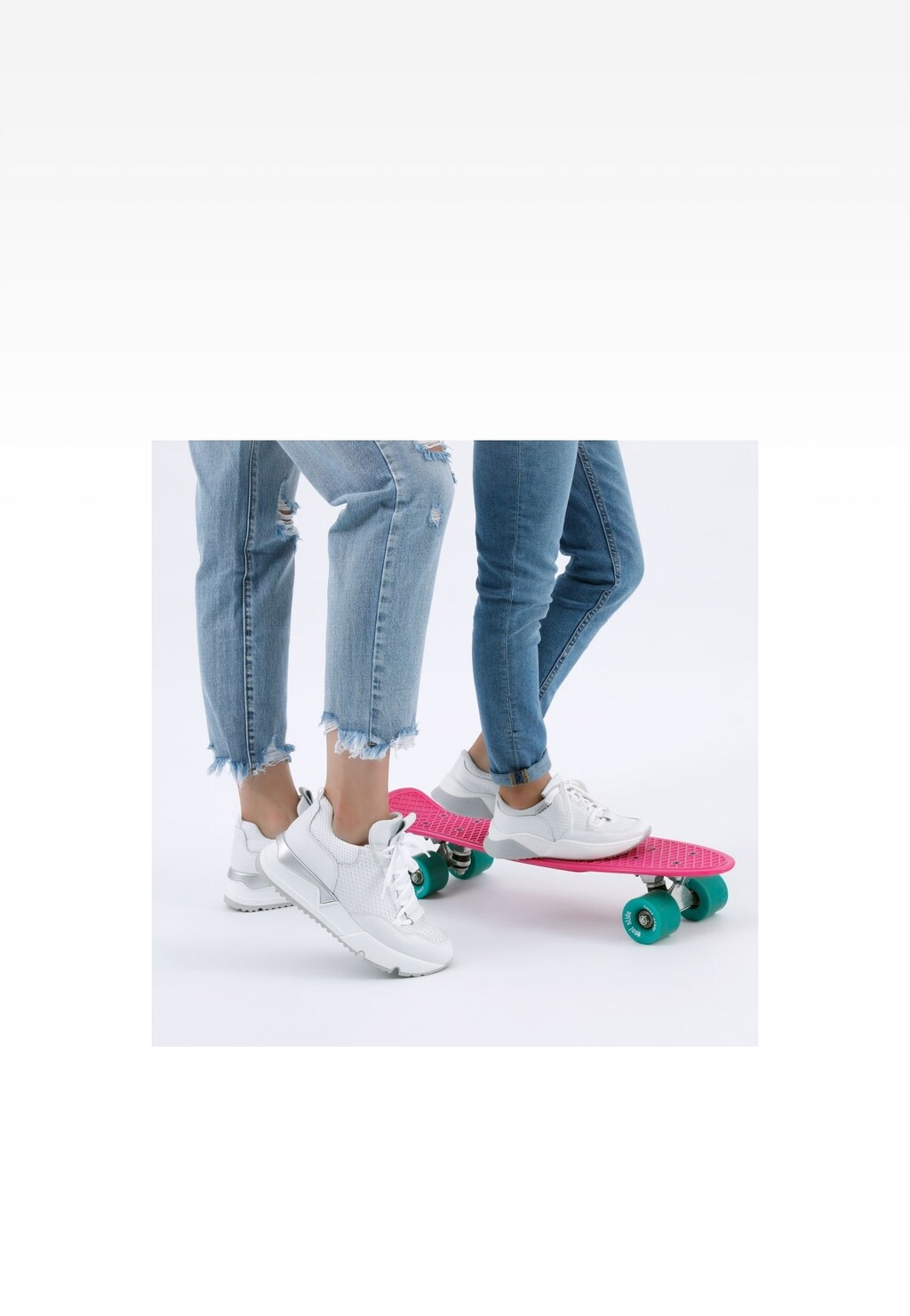 Półbuty Wojas x Bartek 8300089, dla dziewcząt, biały Widok 10