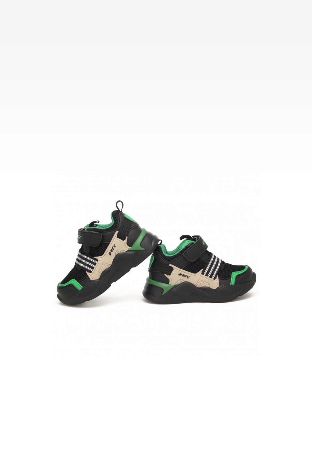 Półbuty BARTEK 15595009, czarno-zielony Widok 6