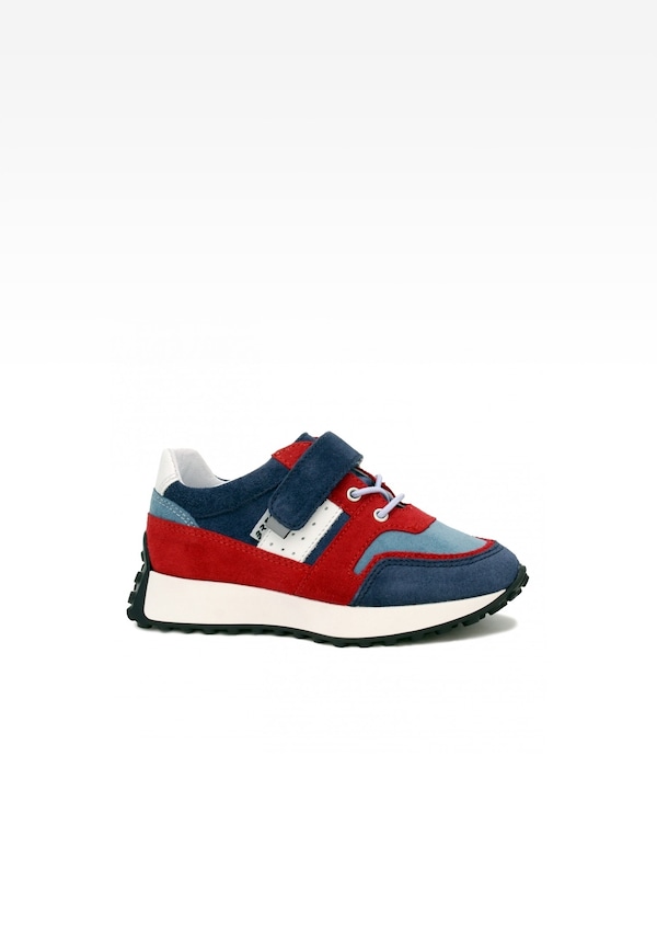 Pantofi BARTEK 18613003, roșu-bleumarin