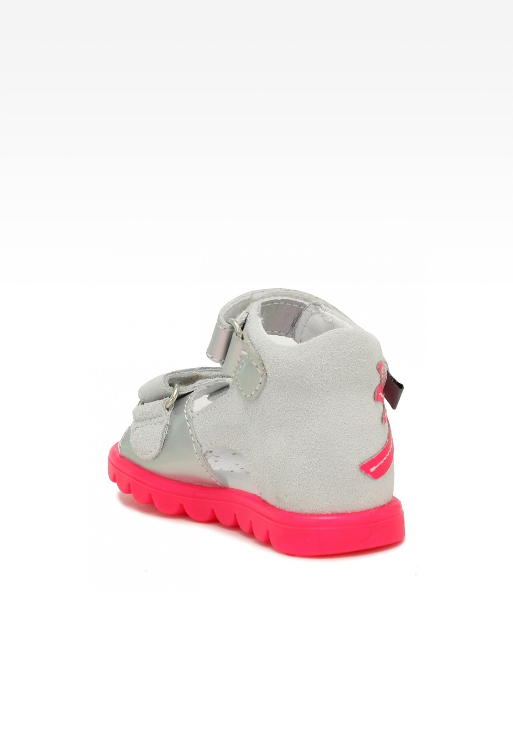 Sandále BARTEK 11227011, pre dievčatá, šedo-ružové Widok 3