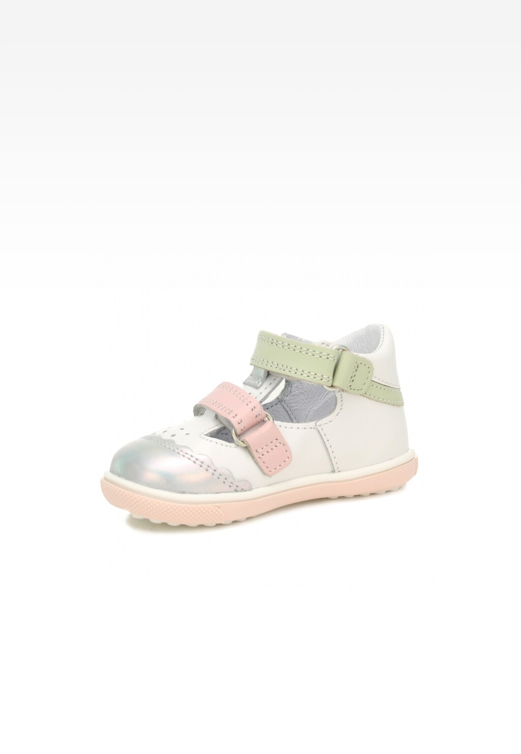 Obuwie profilaktyczne bartek baby BARTEK 81798-022, dla dziewcząt, biało-srebrny Widok 3