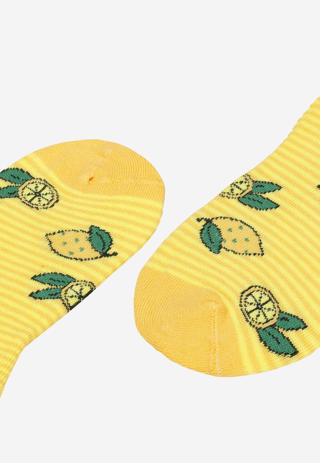 Żółte stopki damskie w cytryny 97049-88 Widok 2
