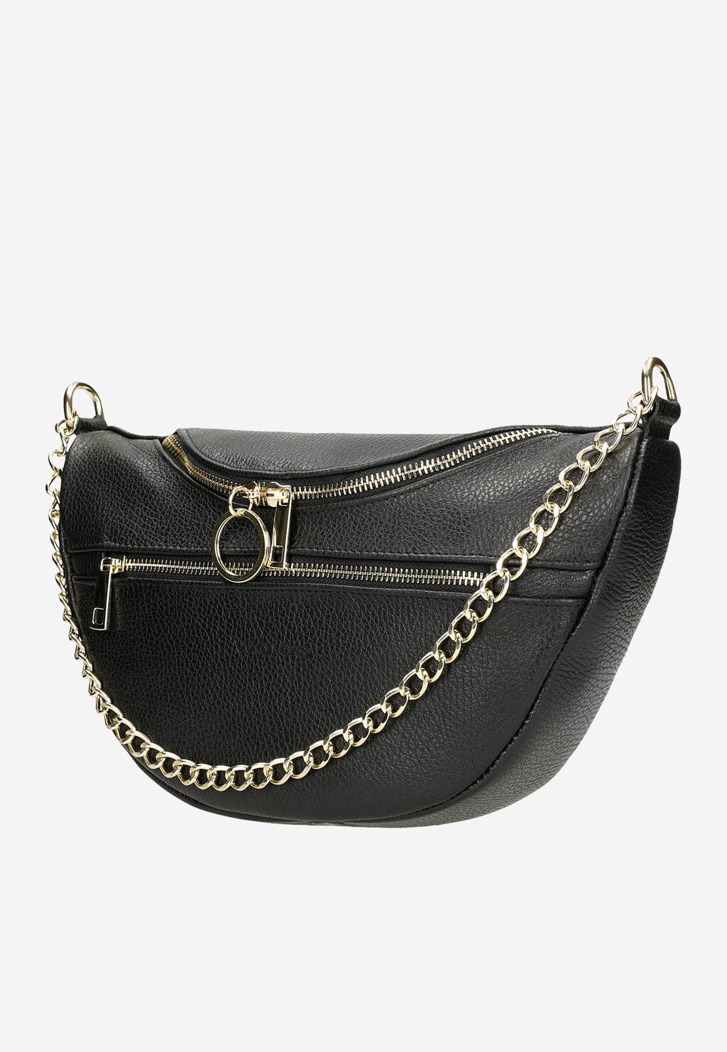 Czarna torebka typu nerka z łańcuszkiem 80284-51 Widok 2