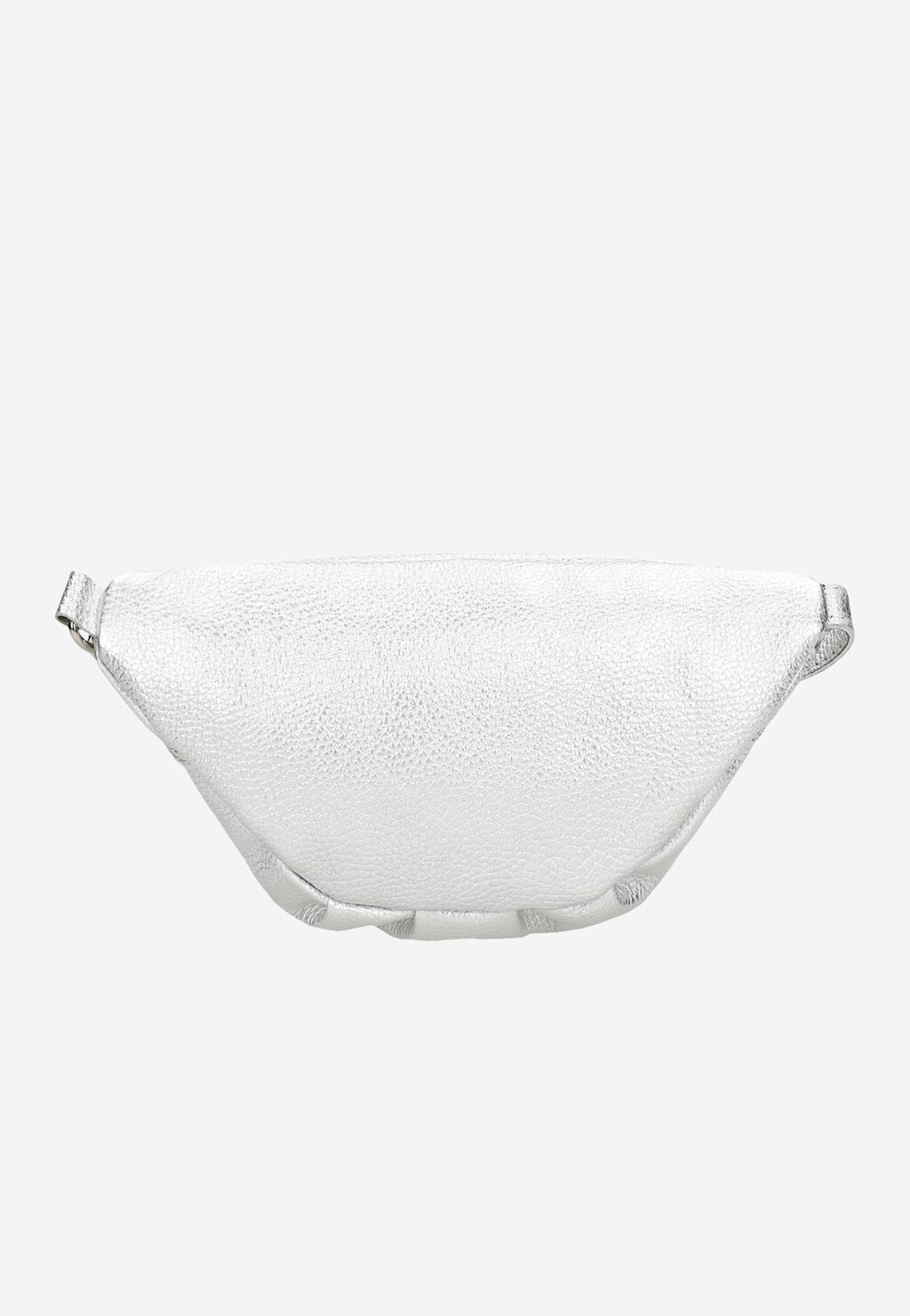 Mała srebrna torebka typu nerka 80035-50 Widok 4