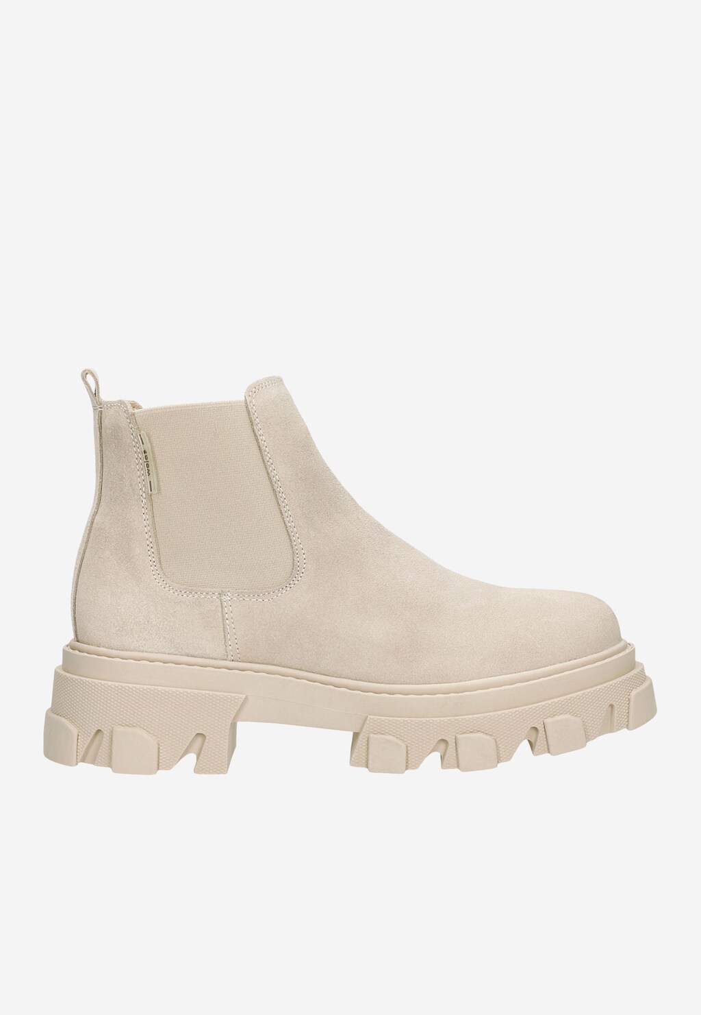 Dámske členkové čižmy z prírodnej béžovej kože 55041-64 Widok 2