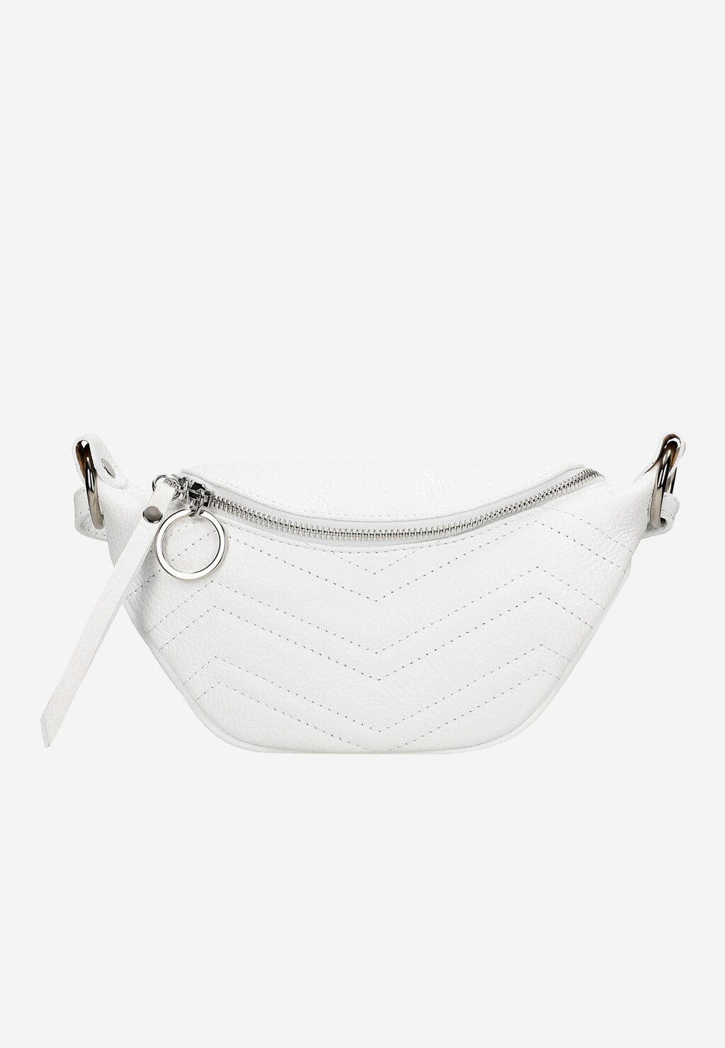 Bílá dámská taštička s ozdobným prošíváním 80093-59 Widok 2