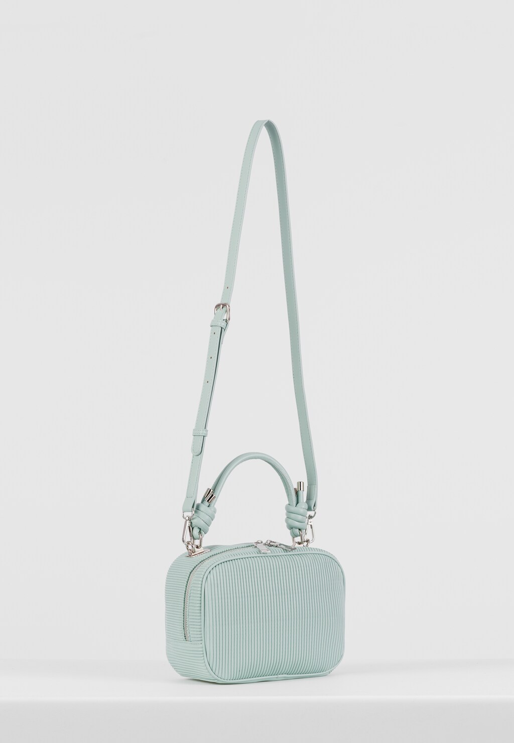 WJS mała miętowa torebka damska z oryginalnym pikowaniem WJS76095-57 Widok 2