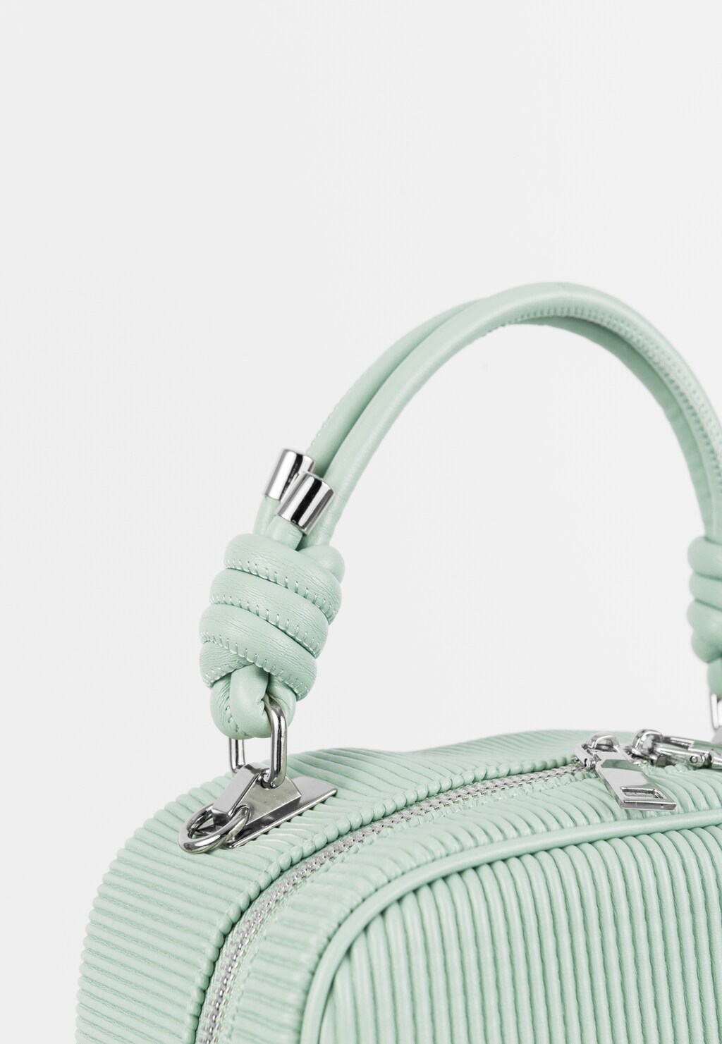 WJS mała miętowa torebka damska z oryginalnym pikowaniem WJS76095-57 Widok 3