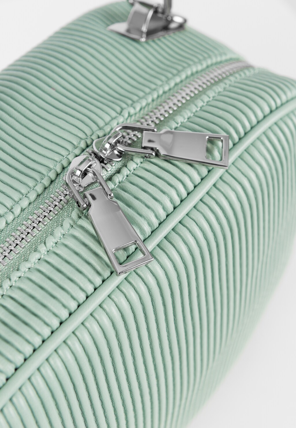 WJS mała miętowa torebka damska z oryginalnym pikowaniem WJS76095-57 Widok 4