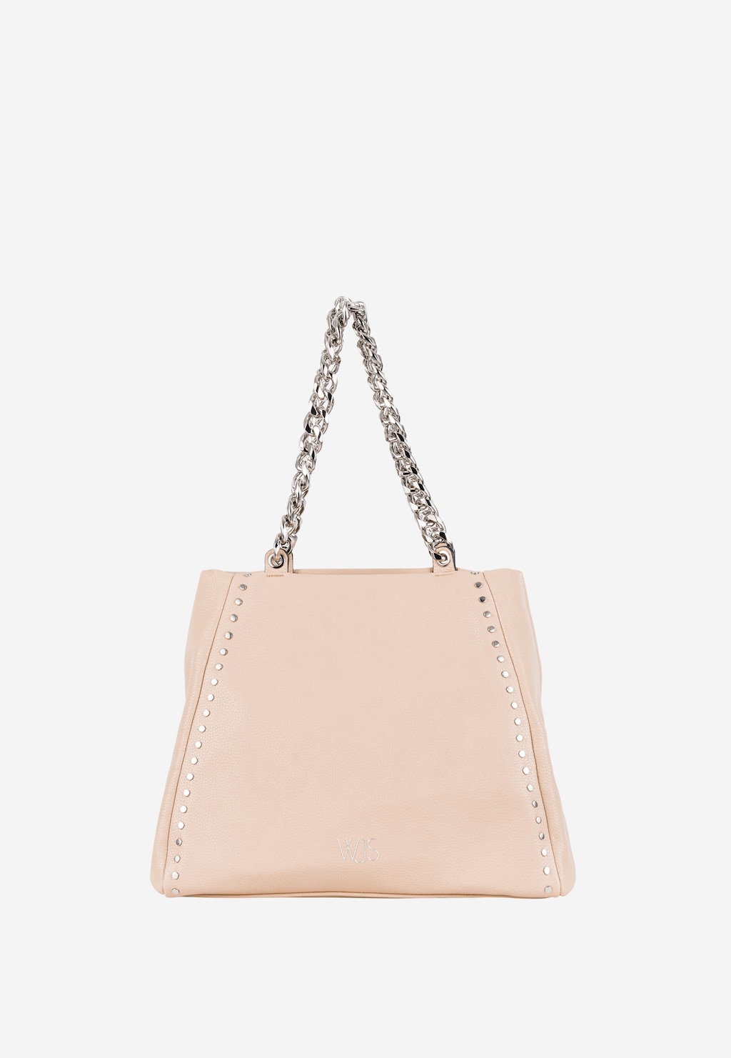 WJS beżowa torebka damska z rączkami w formie łańcuszków WJS76099-54 Widok 1