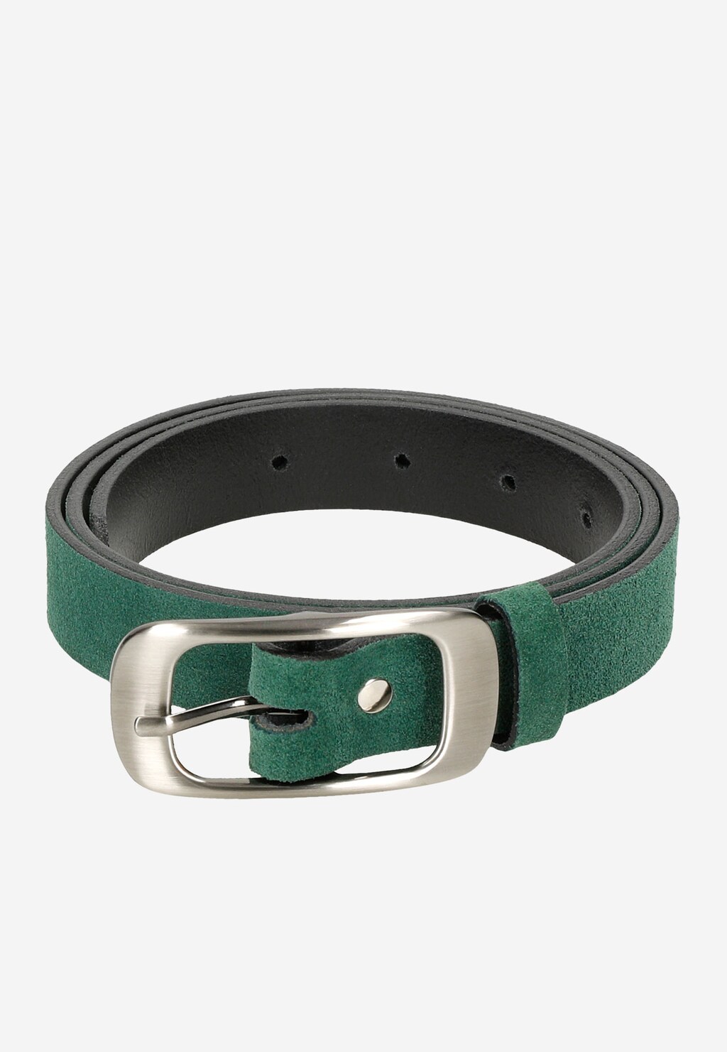 Zelený opasek dámský z kvalitní velurové kůže 93007-66 Widok 5