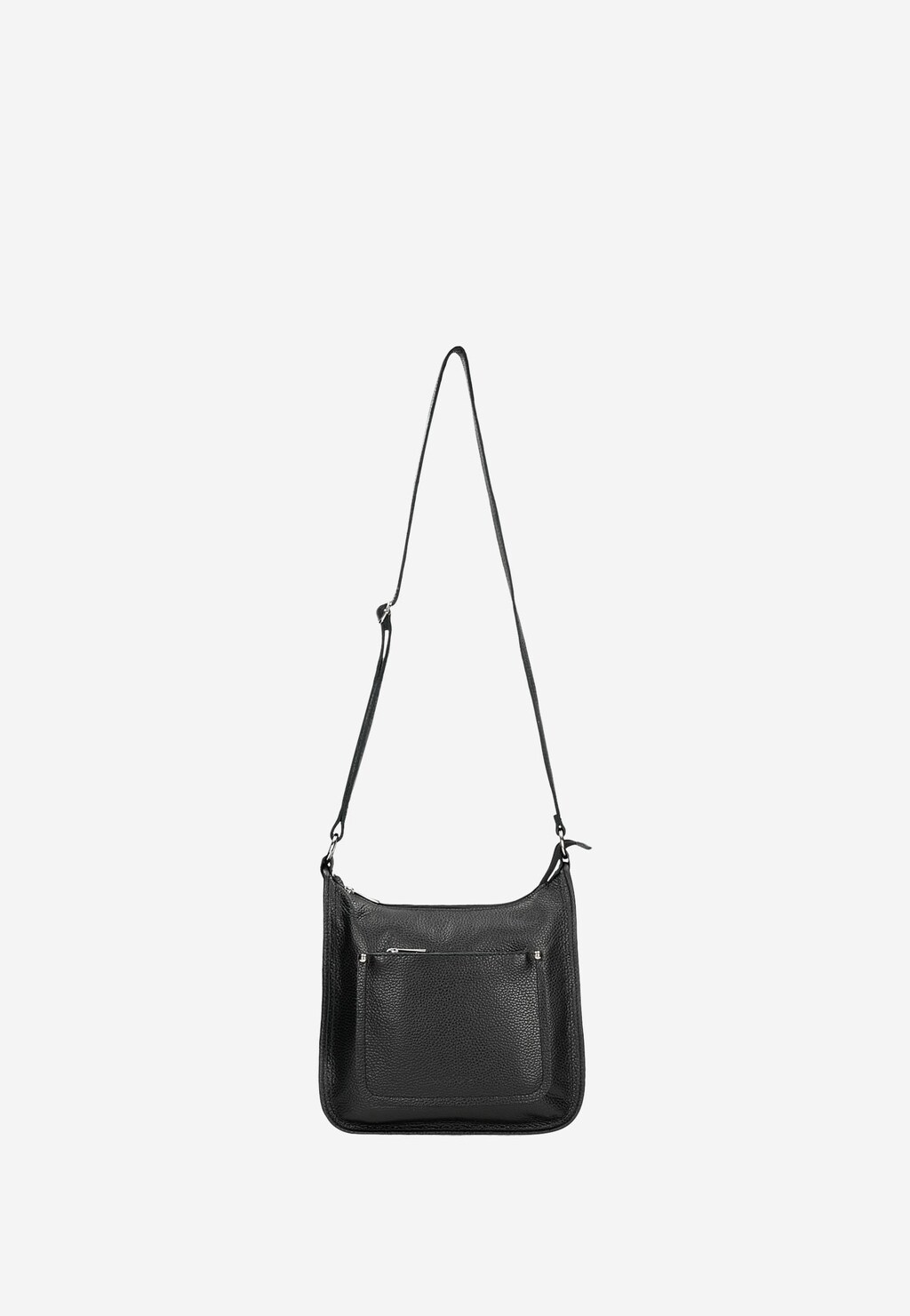 Czarna skórzana torebka damska 80278-51 Widok 4