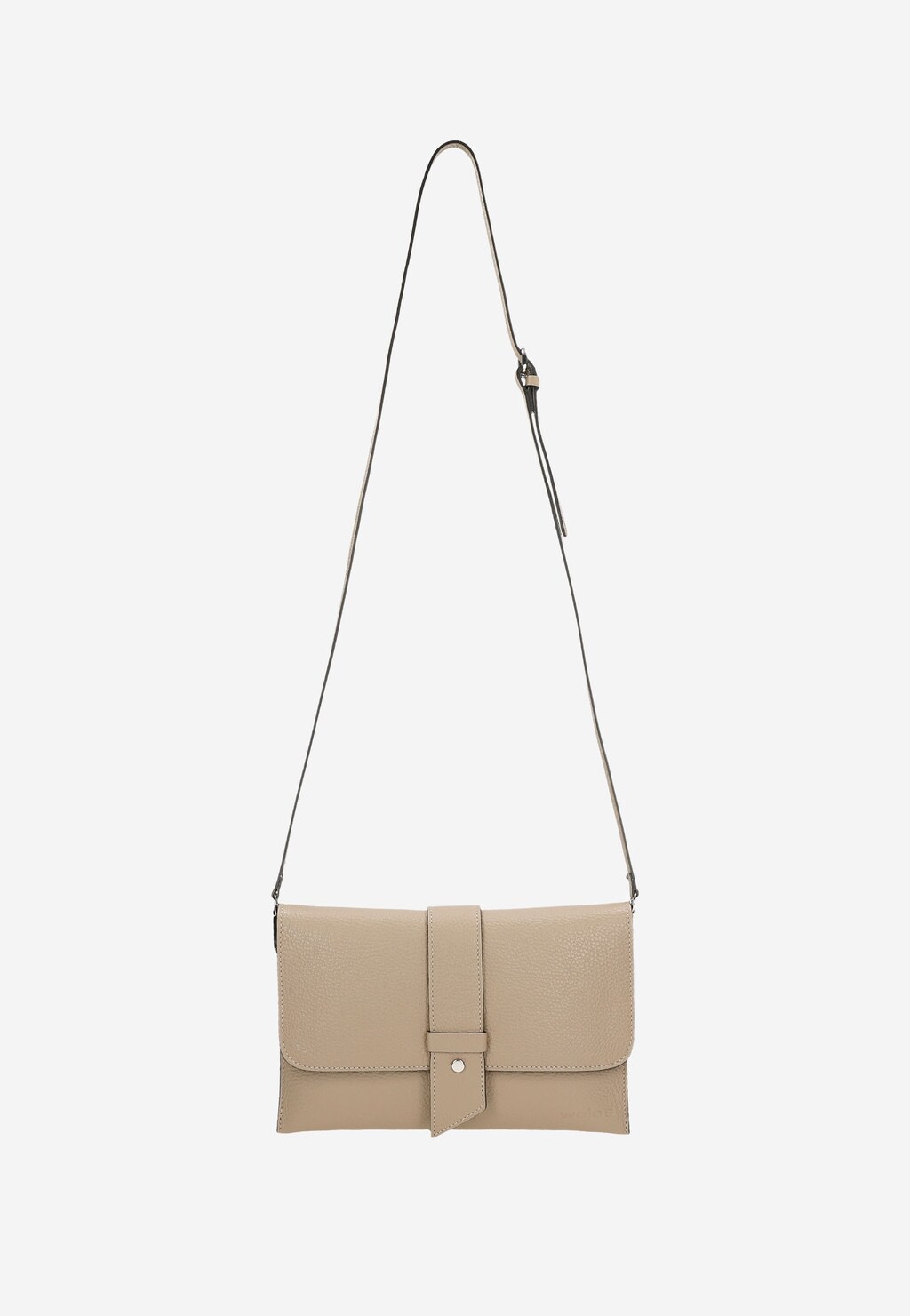 Mała beżowa torebka damska ze skóry naturalnej 80258-54 Widok 5