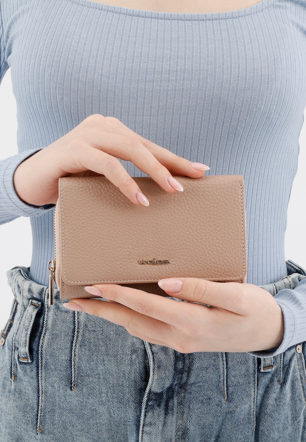 Ružová dámska kožená peňaženka 91024-54 Widok 8