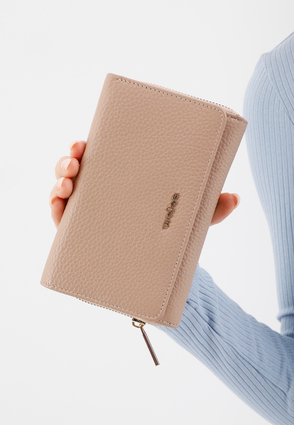 Ružová dámska kožená peňaženka 91024-54 Widok 1