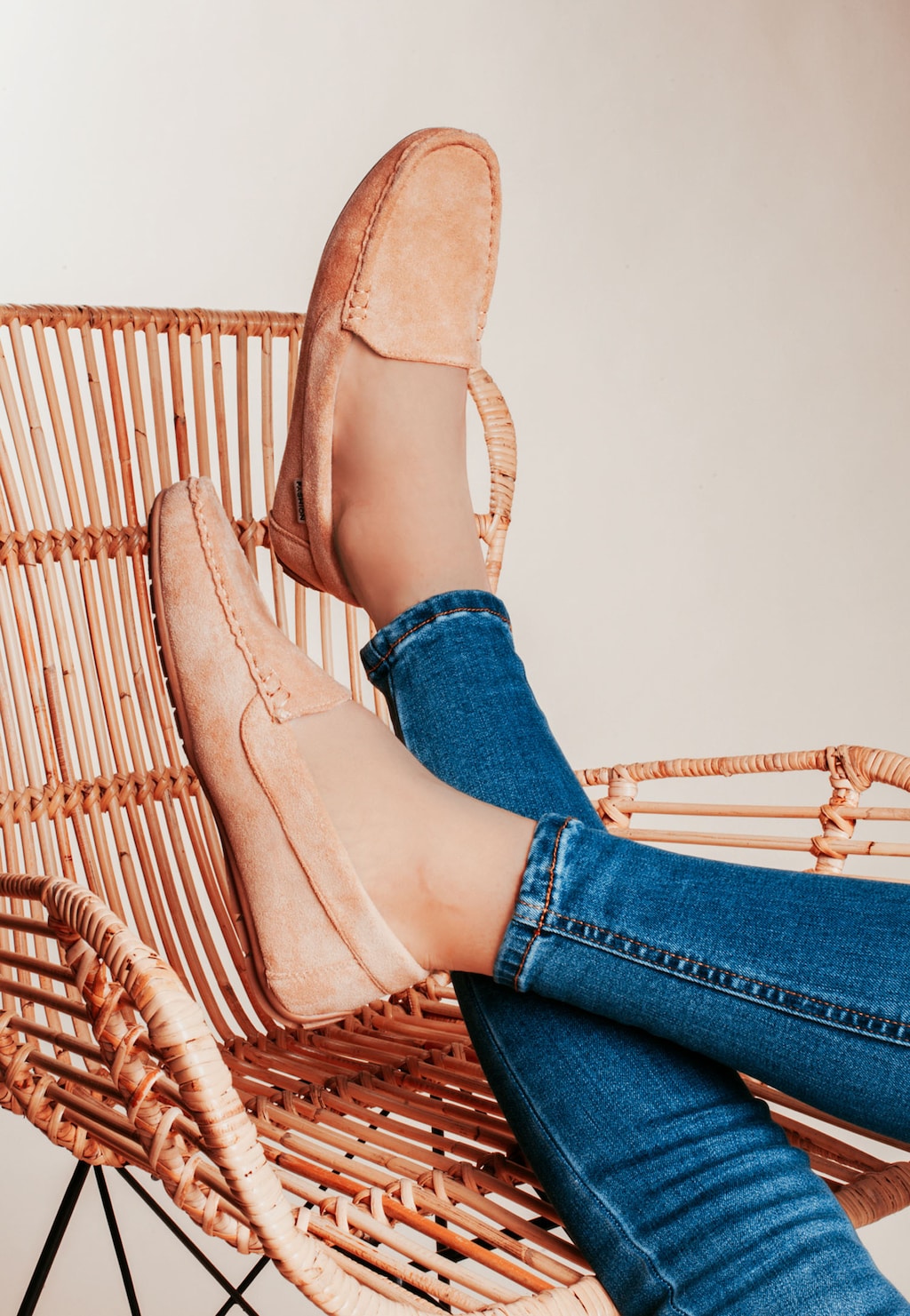 WJS beżowe mokasyny damskie WJS70000-64 Widok 1